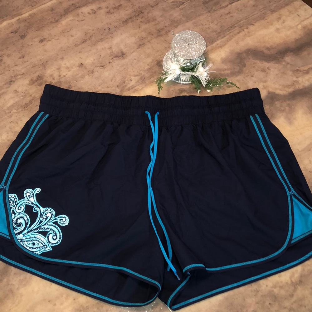 Athleta athletic short navy Blue Sz L